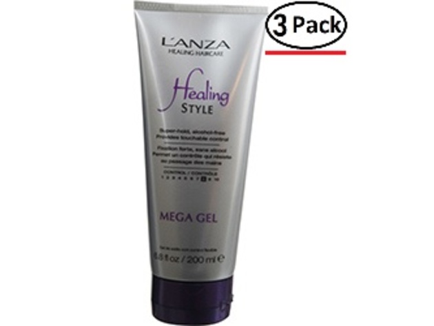 Lanza By Lanza Mega Gel Super Hold 6.8 Oz (Urban Elements) For Unisex (Package Of 3)
