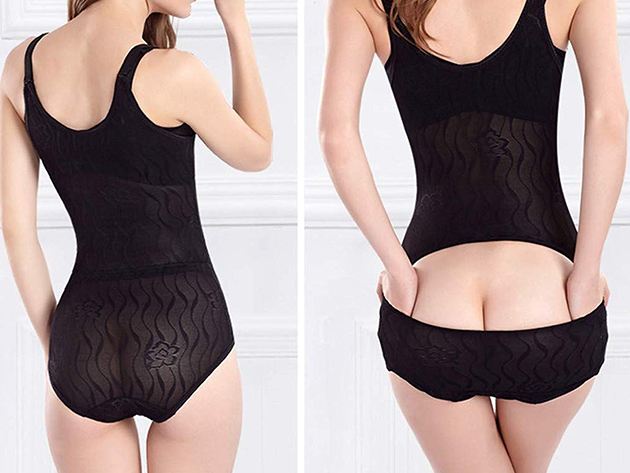 Peek-a-Booty Full Body Shaper Set (XS)