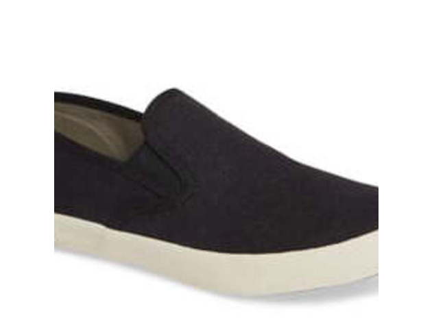 Seavees 100 Percent Canvas Women's 02/64 Baja Slip On Standard Fashion Sneaker Shoes,11 M US, Black