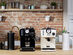 Lafeeca Espresso Machine with Milk Frother Steam Wand (Beige)