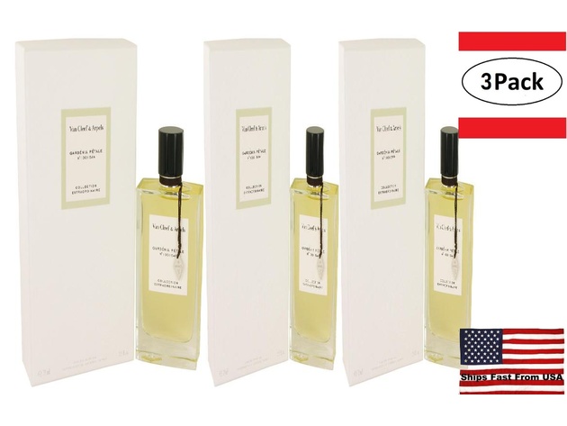 3 Pack Gardenia Petale by Van Cleef & Arpels Eau De Parfum Spray 2.5 oz for Women