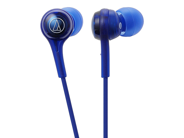 Audio-Technica Bluetooth Wireless In-Ear Headphones (Blue)
