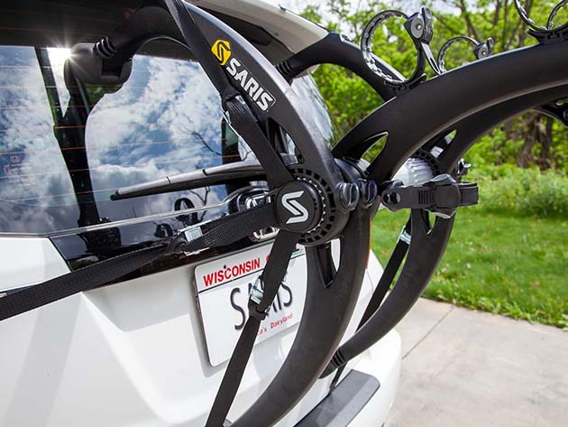 Saris Bike Racks, Bones Ex Car Trunk Bicycle Rack Carrier, Mounts 2 Bikes