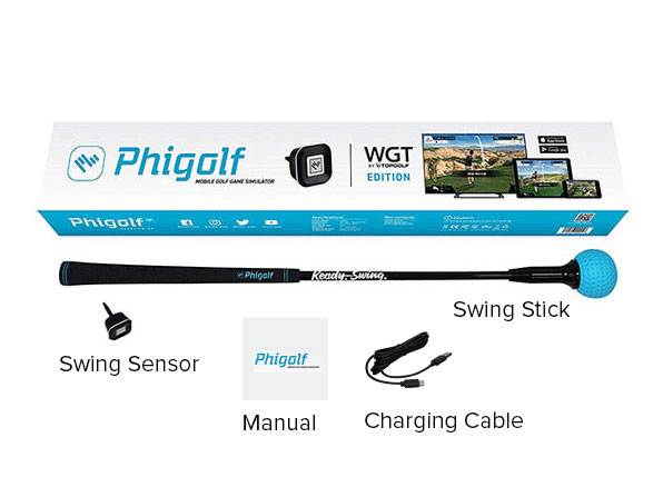 PhiGolf: Mobile & Home Smart Golf Simulator with Swing Stick