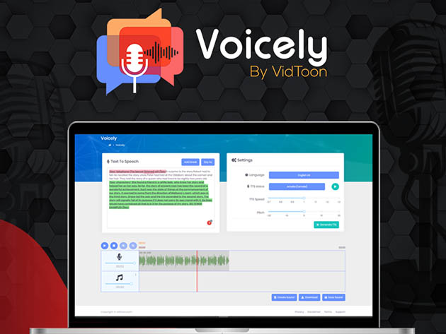 Voicely Text to Speech Using AI