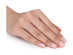 1/2 Carat (ctw) Morganite Heart Promise Ring in 10K Rose Pink Gold with Diamonds - 7