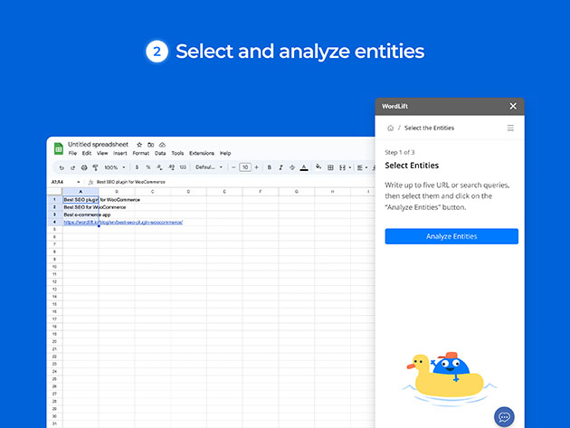 WordLift SEO Tool for Google Sheets: Lifetime Subscription