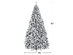9 Foot Snow Flocked Unlit Hinged Artificial Christmas Tree 