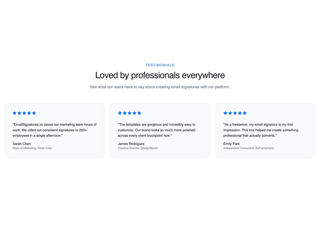 EmailSignatures: Lifetime Subscription