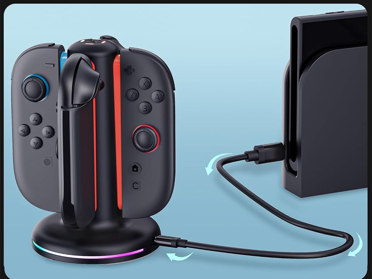 Charging Dock for Nintendo Switch 2 Joy-Con Controllers