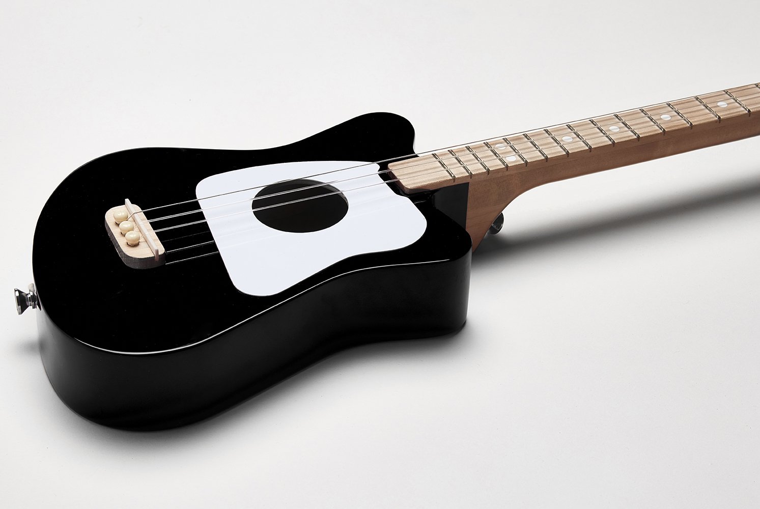 Loog Mini Acoustic Guitar for Children and Beginners With the 3-string  - Black (Like New, Open Retail Box)