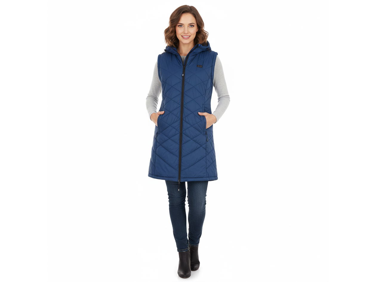 Women's Helios Hybrid Heated Coat (Navy/2XL)