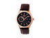 Reign Gustaf Automatic Watch (Rose Gold/Brown)