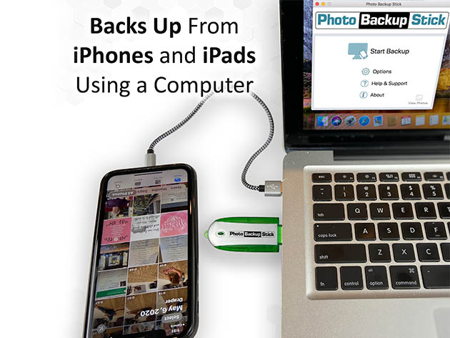 Photo Backup Stick (Green/128GB)