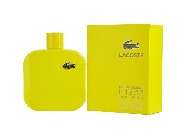 LACOSTE EAU DE LACOSTE L.12.12 JAUNE by  EDT SPRAY 5.9 OZ 100% Authentic
