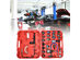 Costway 28 PCS Radiator Pressure Tester Vacuum-Type Cooling System Refill Kit W/Case Red