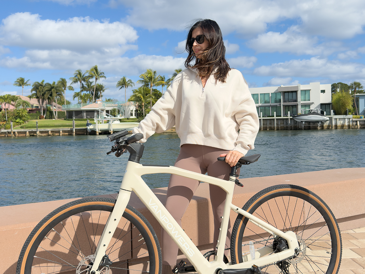 Vanpowers UrbanCross-Pro e-Bike (Yellow, Medium)