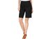 Style & Co Women's Comfort-Waist Bermuda Shorts Black Size Large