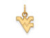 NCAA 14k Gold Plated Silver West Virginia U. XS Charm or Pendant