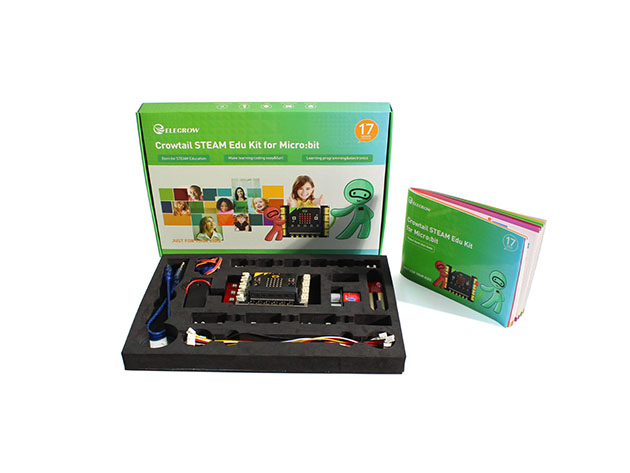 Crowtail STEAM Educational Basic Starter Kit (with Microbit Board and Tutorial)