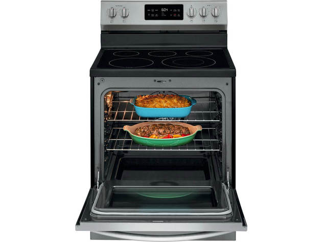 Frigidaire Gallery GCRE3038AF 5.4 Cu.Ft. Stainless Electric Range with Steam Clean