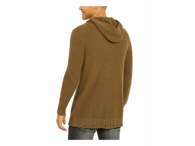 INC International Concepts Men's Hooded Cardigan Green Size Extra Large
