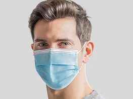 FDA-Registered 3-Ply Face Masks: 100-Pack