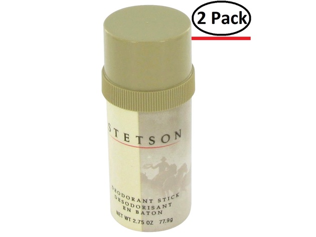 STETSON by Coty Deodorant Stick 2.75 oz for Men (Package of 2)