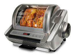 Ronco EZ-Store Large Capacity (15lbs) Countertop Rotisserie Oven