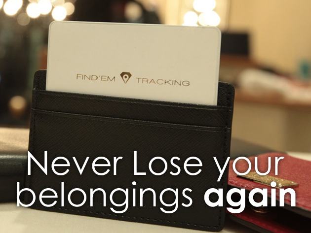 The Find'Em Tracking Card: The World's Smallest Loss Prevention Device