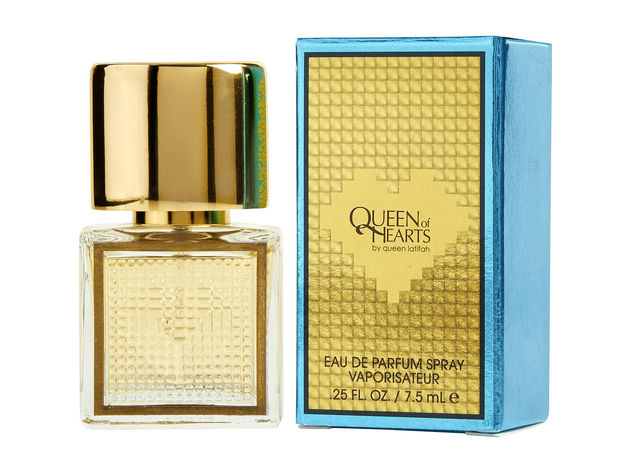 QUEEN OF HEARTS by Queen Latifah EAU DE PARFUM SPRAY .25 OZ MINI for WOMEN ---(Package Of 4)