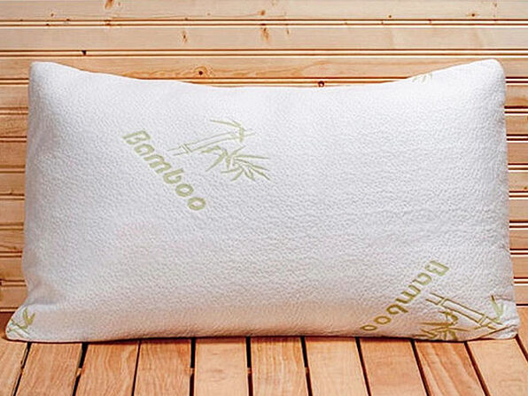 v shaped bamboo pillow