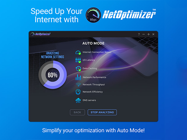NetOptimizer™ Internet Speed Booster (5 Computers)