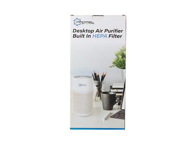 Vivitar Propel Desktop Air Purifier with Built-In HEPA Filter (Certified Refurbished)