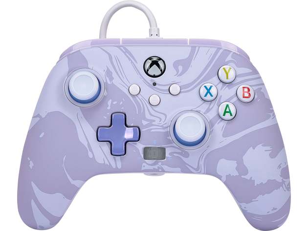 PowerA Enhanced Wired Controller for Xbox Series X|S Lavender Swirl (Refurbished)