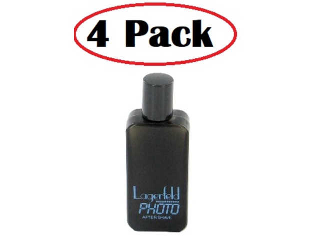 4 Pack of PHOTO by Karl Lagerfeld After Shave 1 oz