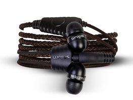 WRAPS Natural Wearable Headphones with Mic (Tuscan)