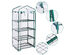 Costway Portable Mini Walk In Outdoor 4 Shelves Greenhouse - Clear