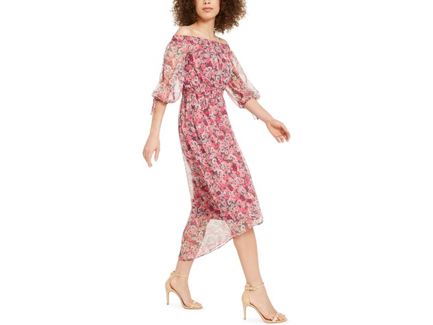 INC International Concepts Women's Floral Off-The-Shoulder Maxi Dress Size Medium