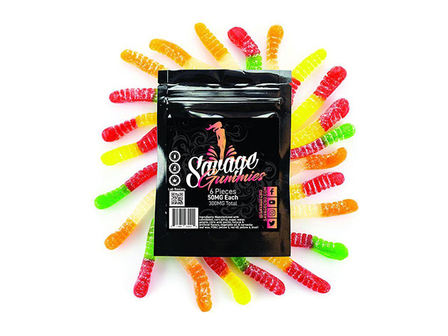 Each gummy worm contains 50 MG of CBD for maximum pain relief 