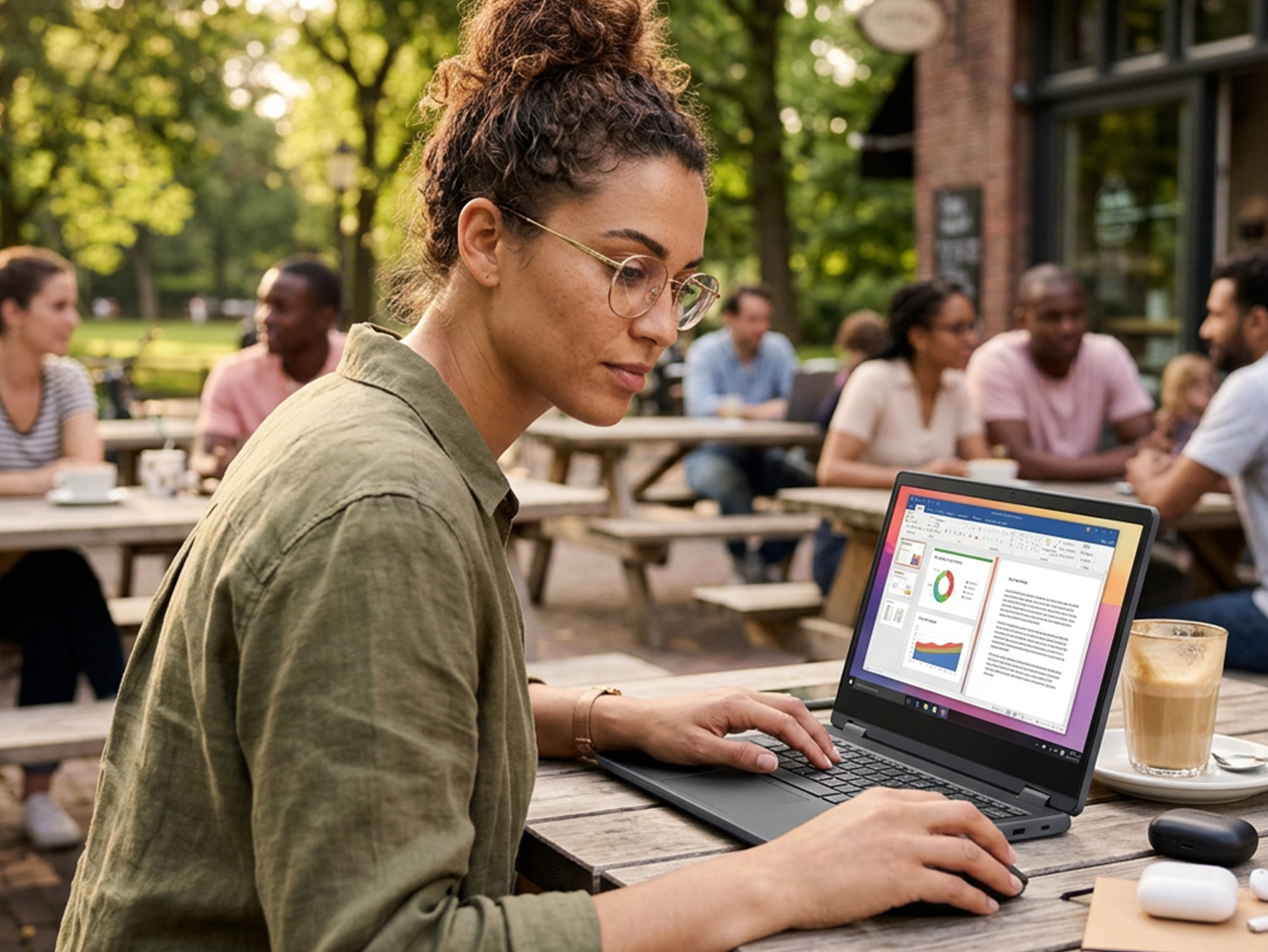 Lenovo 500w Gen 5 (2025) 12" Touchscreen Intel N150 8GB RAM 128GB SSD WIN11PRO (Refurbished)