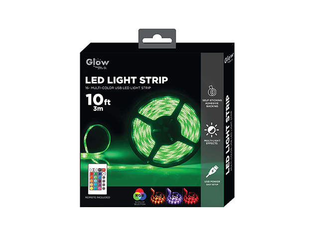 10Ft LED Light Strip (2-Pack)