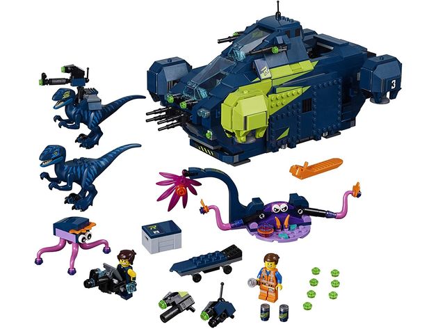 THE LEGO MOVIE 2 Rex’s Rexplorer! Spaceship Toy with Dinosaur Figures Building Kit, 1172 Pieces