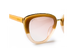 The Muse Sunglasses Nude - Clear / Pink