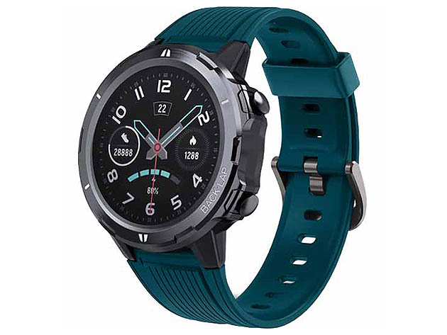 LETSCOM ID216 Fitness Smart Watch with Heart Rate Monitor (Green)
