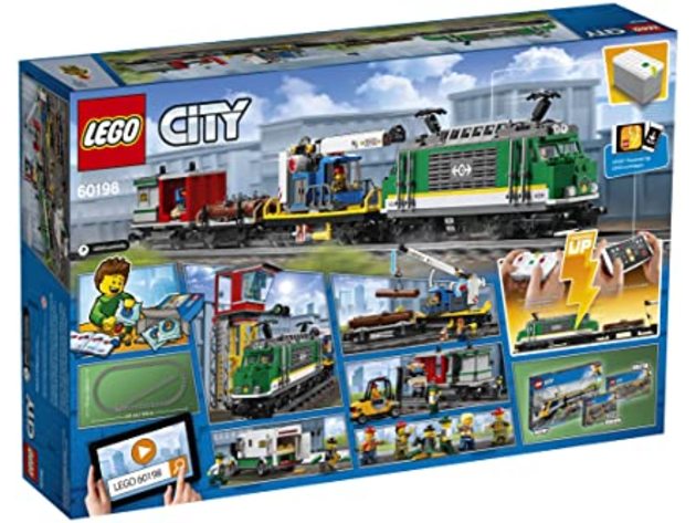 LEGO City Cargo Train Exclusive Remote Control Train Building Set, 1226 Pieces (Refurbished, No Retail Box)