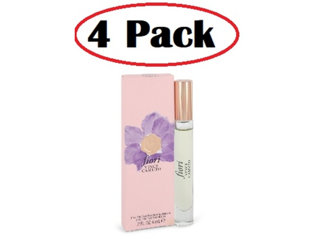 4 Pack of Vince Camuto Fiori by Vince Camuto Mini EDP Rollerball .2 oz