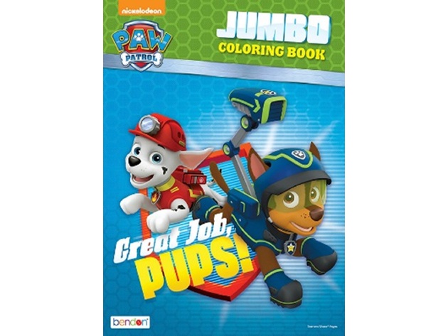 Coloring Book - Paw Patrol - Jumbo Coloring Book - 60p - Great Job, Pups