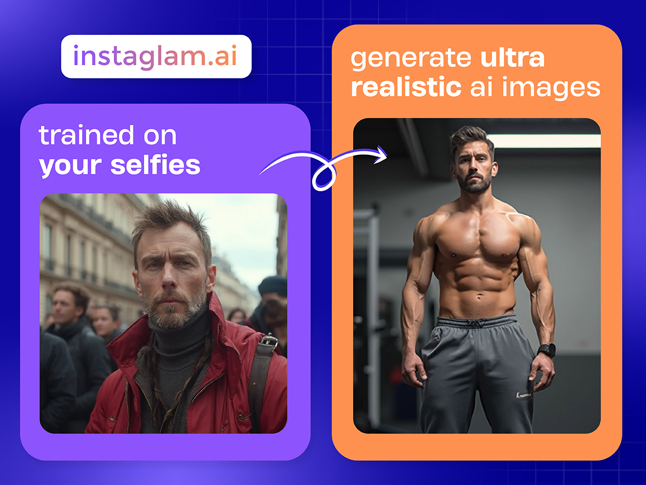 InstaGlam AI One-Time Purchase: Transform Your Selfies into High-Quality Portraits