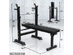 Synergee Adjustable Weight Bench with Barbell Rack